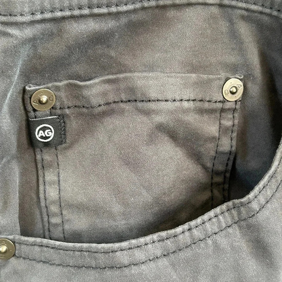 AG Adriano Goldschmied Everett Slim Straight Jeans Dark Gray 34x34 - Picture 10 of 11